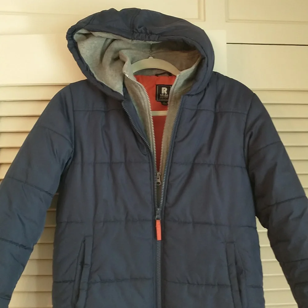 S. Rothschild winter coat, Double Zipper, Gray Fleece Barrier At Zipper,‎ 10/12